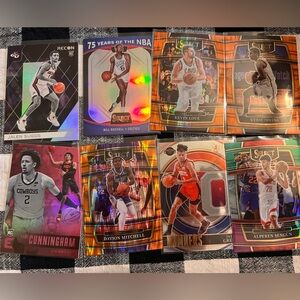 Lot of 8 Basketball sports cards